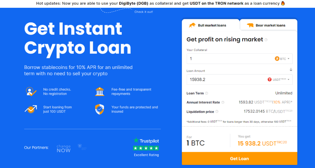 Crypto Loans | CoinLoan