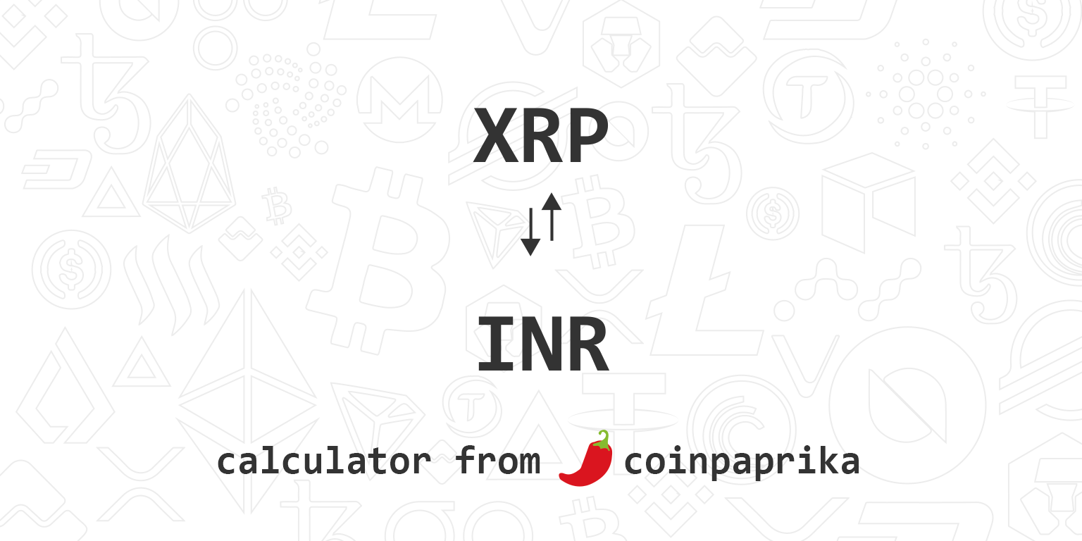 XRP to INR currency converter - Currency World