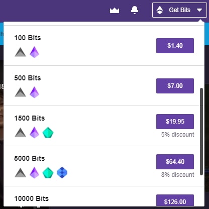 Twitch Bits USD Calculator | Calculate Twitch Bits to USD