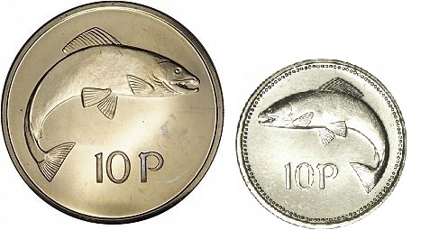 F Fish and Chips A-Z 10p Circulated Coin