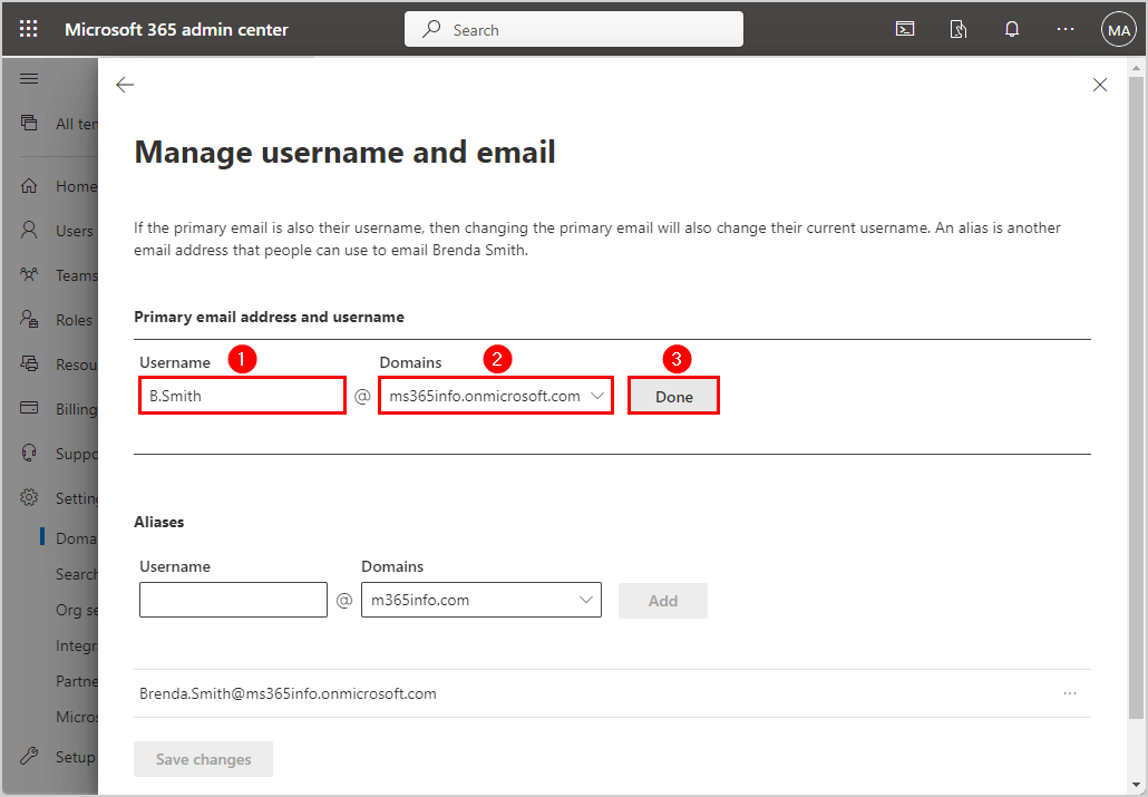 MS-Exchange: Set Default E-Mail Address