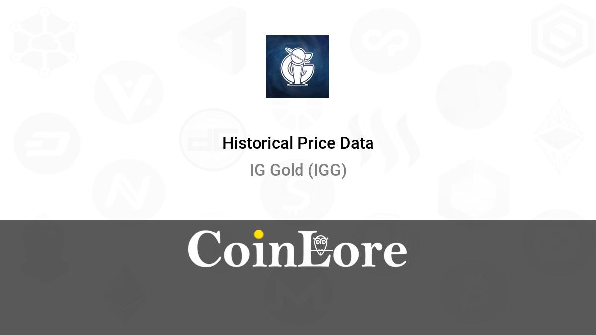 IG Gold (IGG) Price Prediction , – | CoinCodex