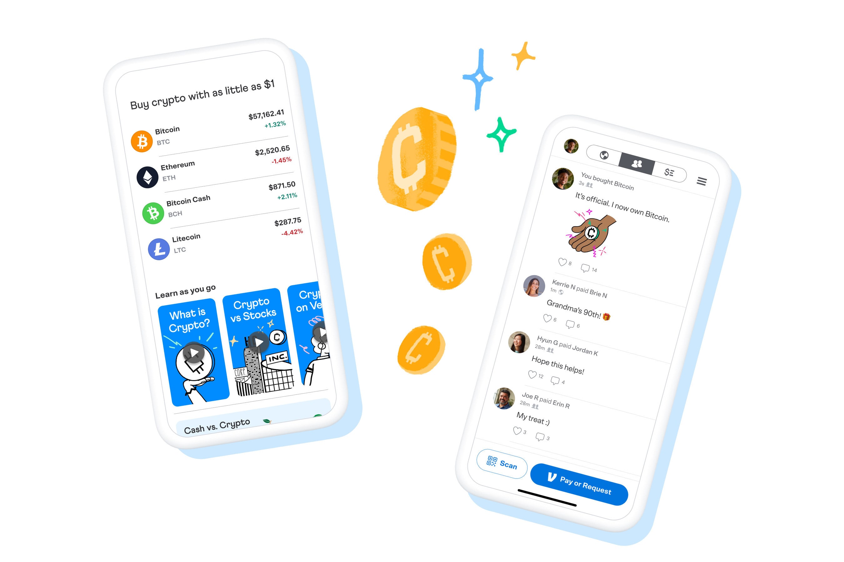 Venmo won’t back down from crypto