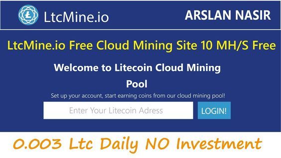 Daily LTC Mining Tricks Free Litecoin Mining Site 1 litecoin Earn | Ltc, Earnings, Learning