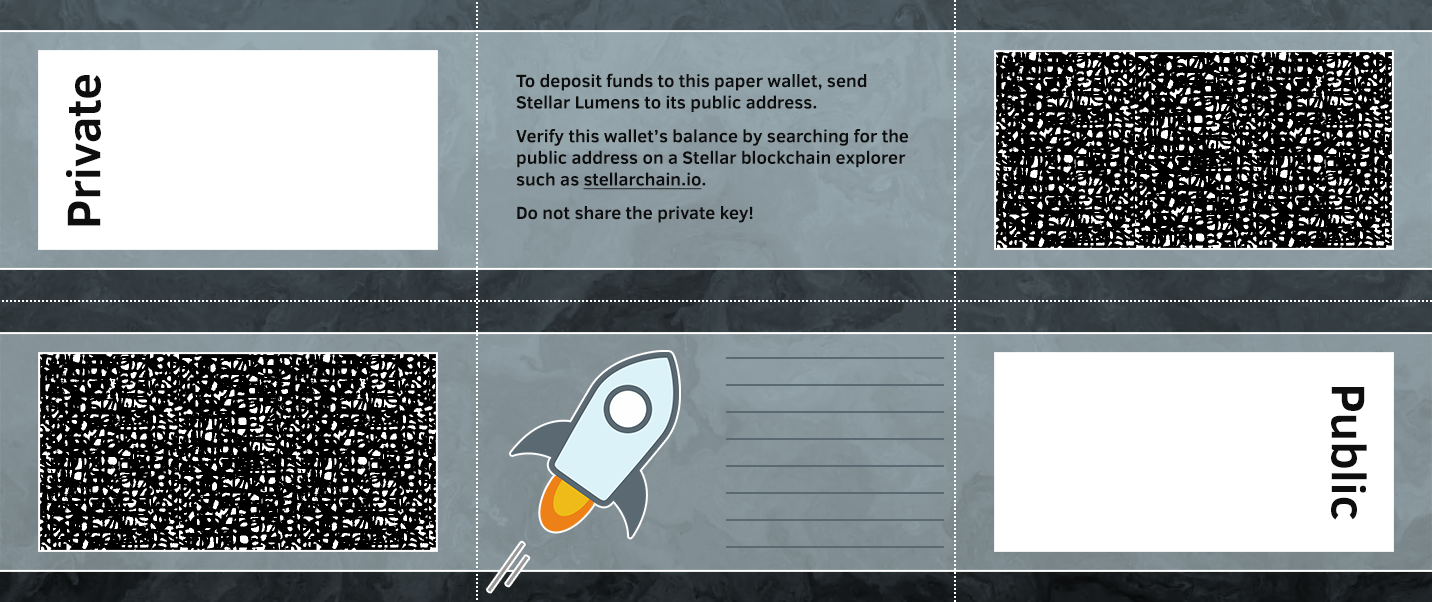 Lumens (XLM) Paper Wallet Generator - GalacticTalk - Stellar Forum