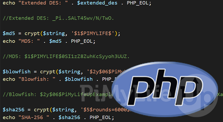 sha PHP Code Examples - HotExamples