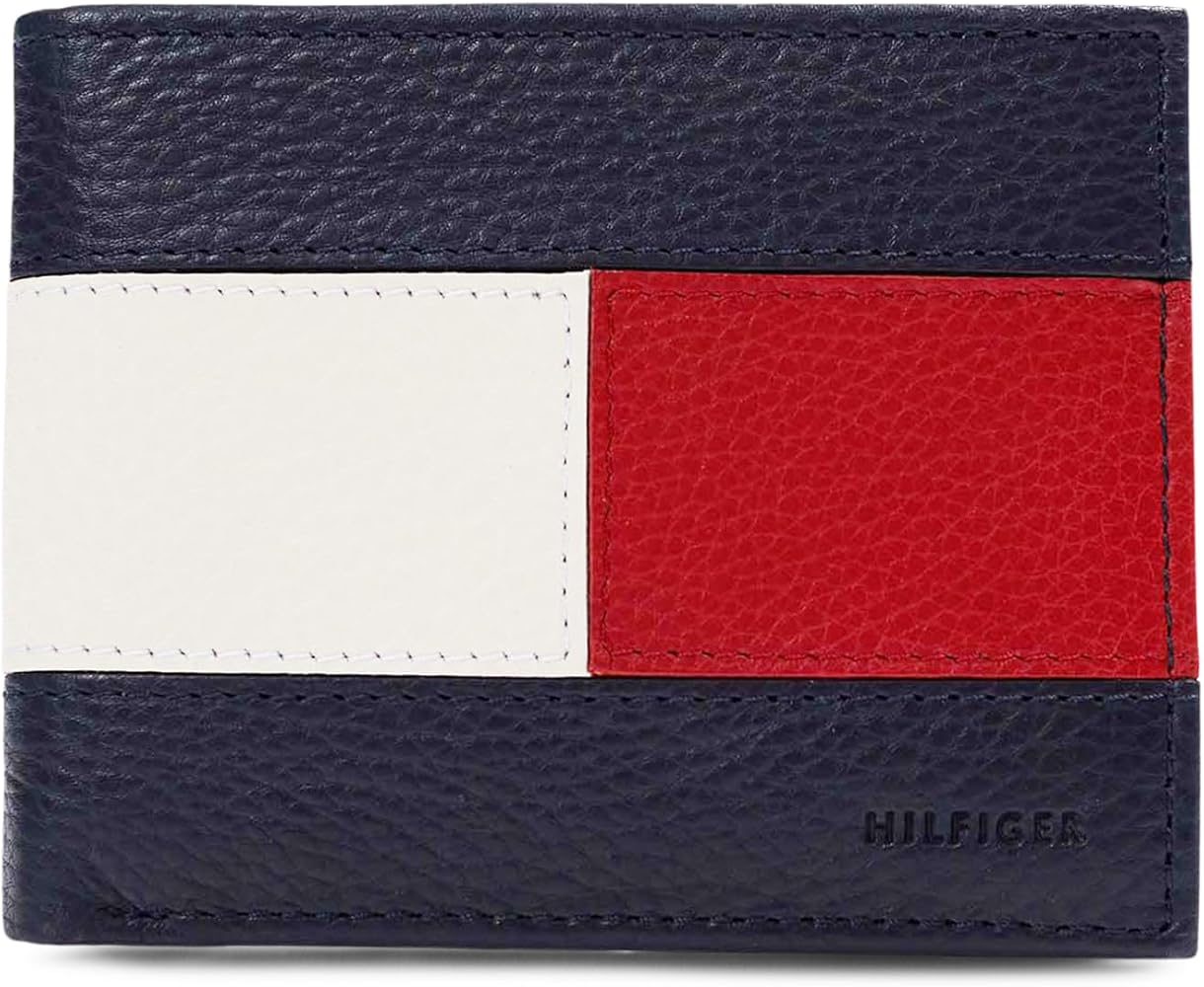 Tommy Hilfiger Mens Genuine Leather Passcase Wallet at Amazon Men’s Clothing store