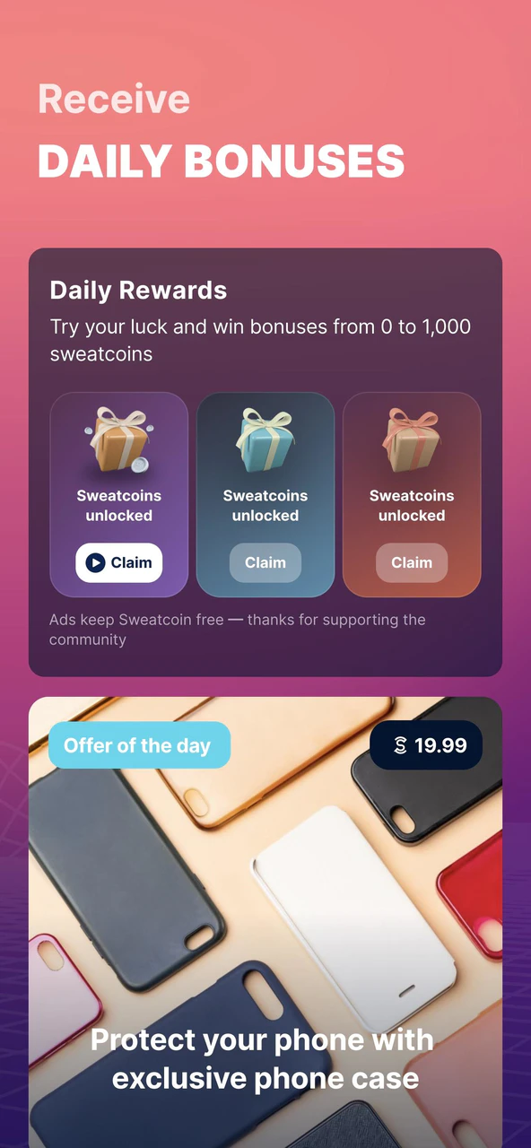 Sweatcoin Mod apk download -sweatco-ltd Sweatcoin free for Android.