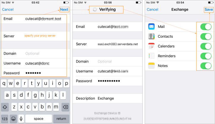 iOS Exchange ActiveSync | ManageEngine Mobile Device Manager Plus