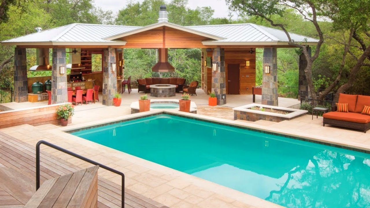 37 Fun Pool House Design Ideas to Try This Summer