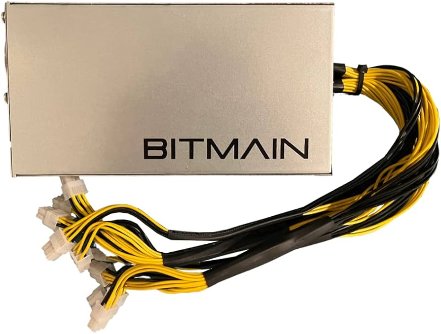 helpbitcoin.fun: Antminer Power Supply APW3++ for S9 or L3+ or D3 w/ 10 Connectors : Electronics