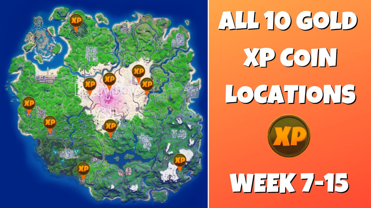 Fortnite: All Season 5 Week 7 XP Coin Locations