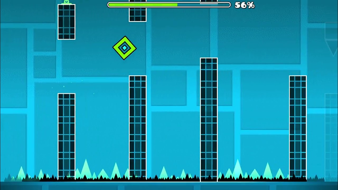 Geometry Dash - Poltergeist By RobTop (Level 3) (All 3 Coins)