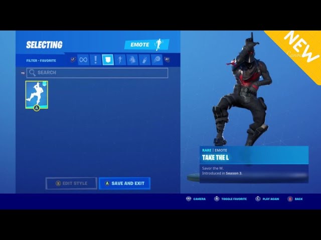 Take the L (emote) - Fortnite Wiki