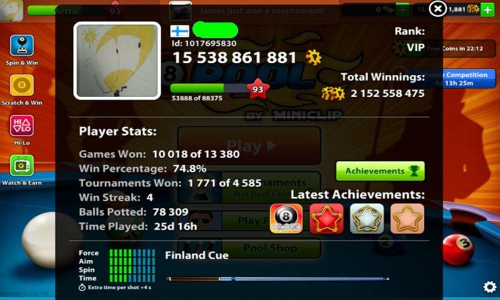 8 Ball Pool Mod apk [Mod Menu] download - 8 Ball Pool MOD apk free for Android.