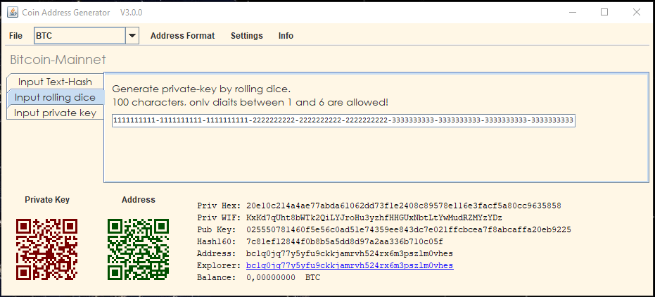 How is a Bitcoin address created?