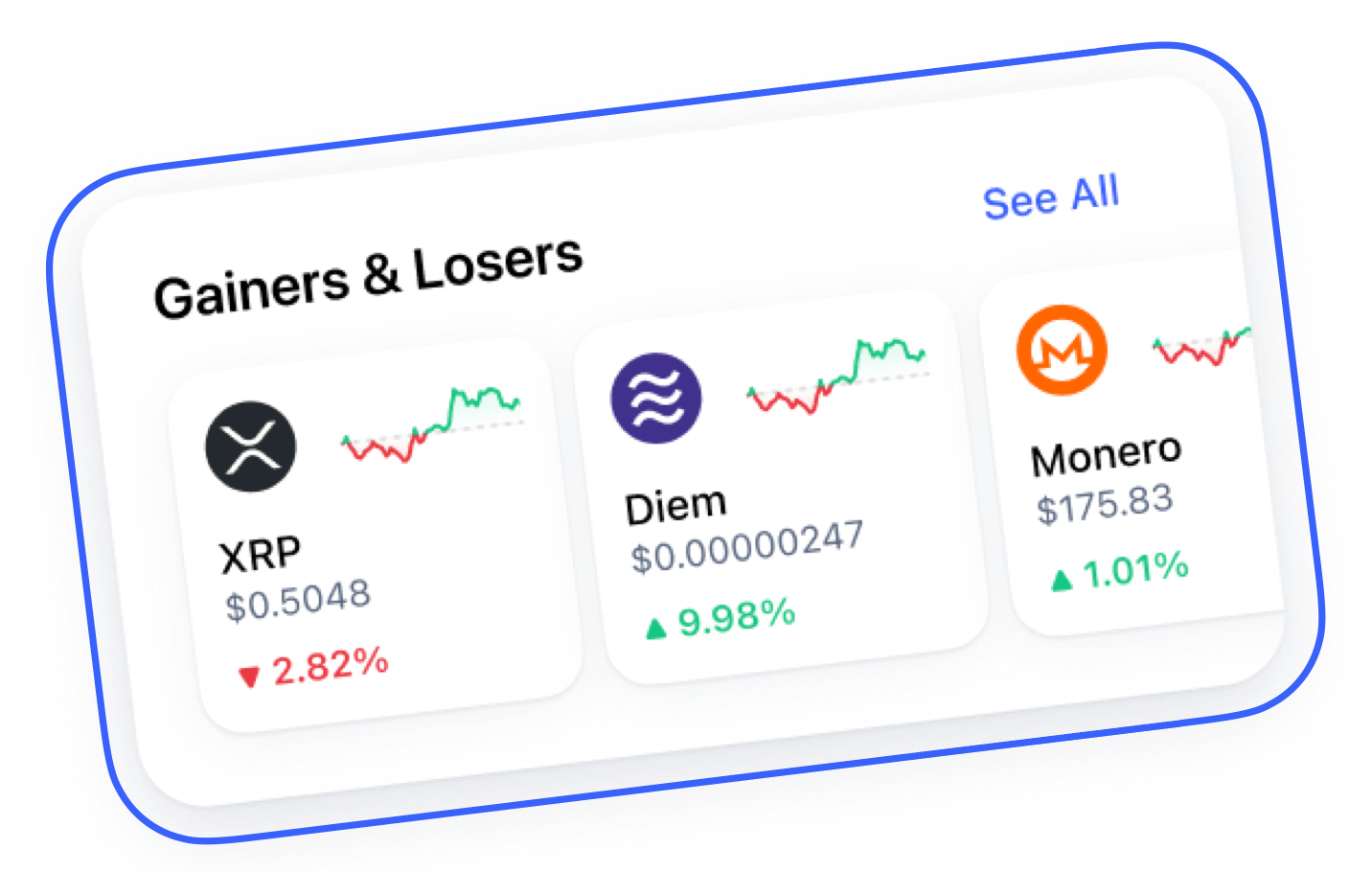 CoinMarketCap iOS app screenshots