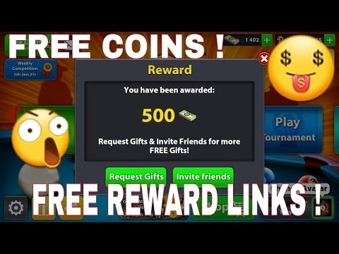 8 Ball Pool Free Coins And Rewards Links (March ) - Today Free Coins