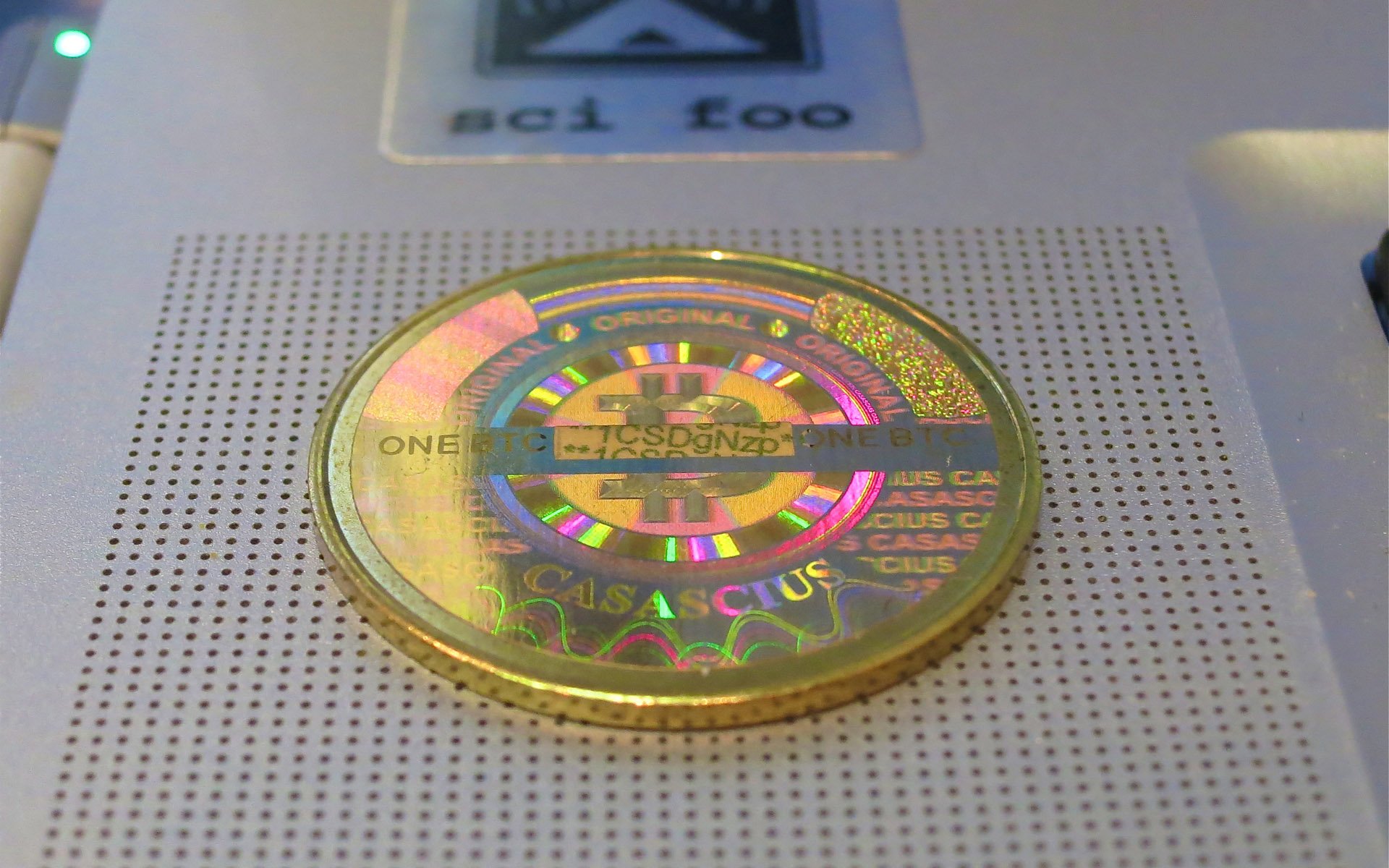 Physical Bitcoins - CoinDesk