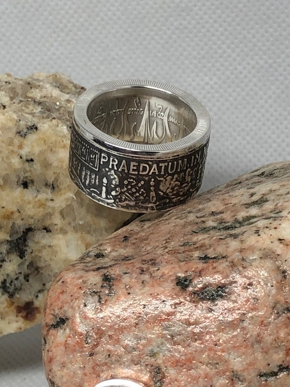 Hammered coin ring sets – Bundubeard