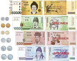 South Korean won - Wikipedia