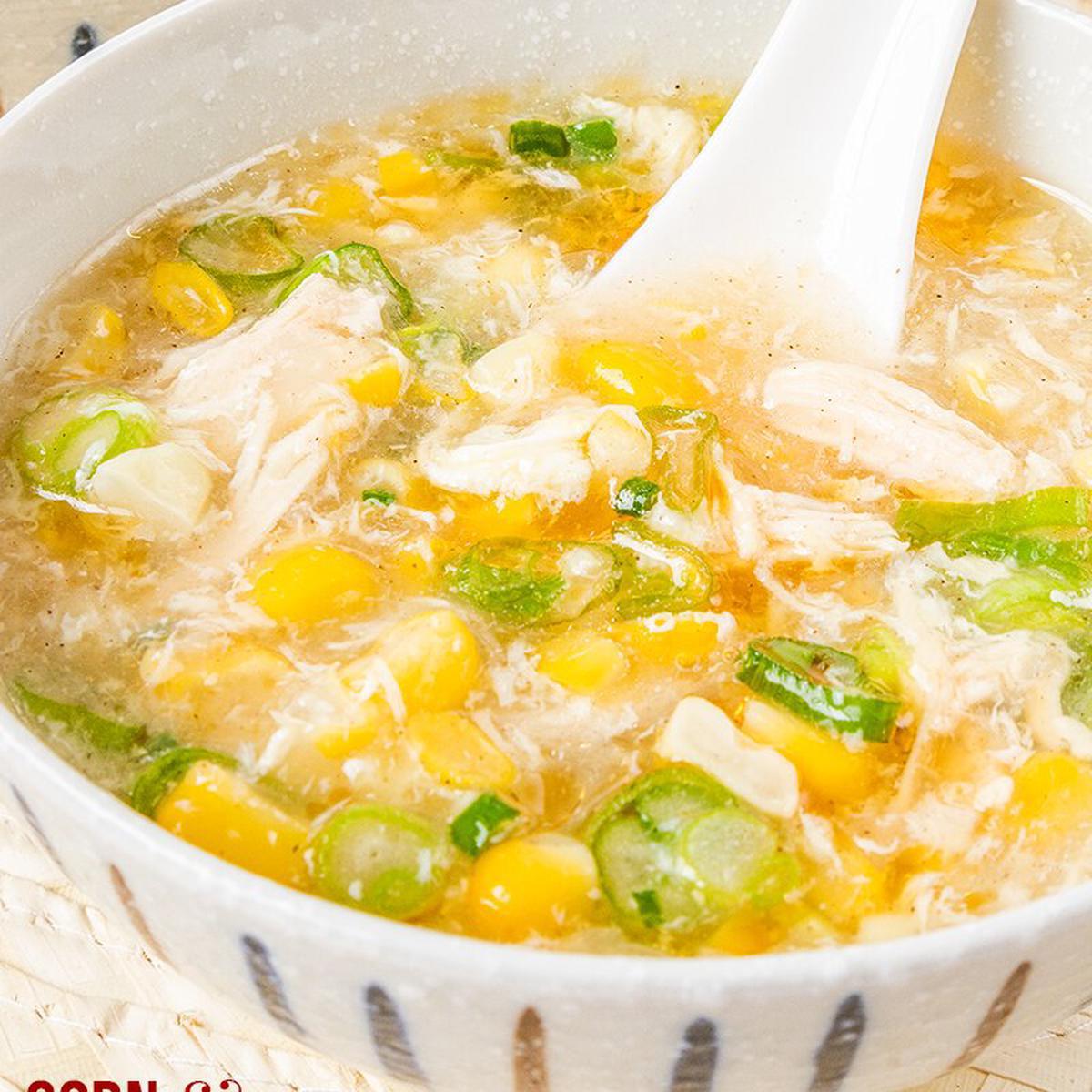 Corn and Egg Drop Soup | Daily Cooking Quest