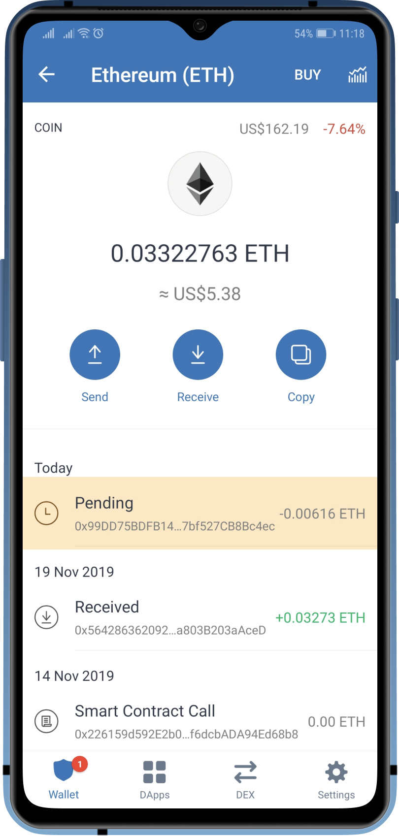 How to cancel a pending Ethereum transaction on Coinbase Wallet?