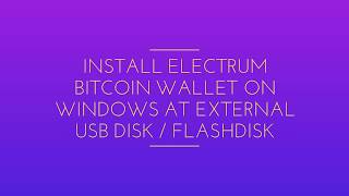 Electrum Bitcoin Wallet