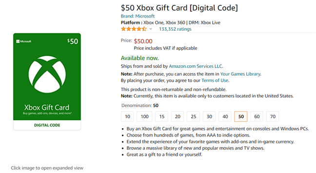 Learn about gift cards and codes | Xbox Support