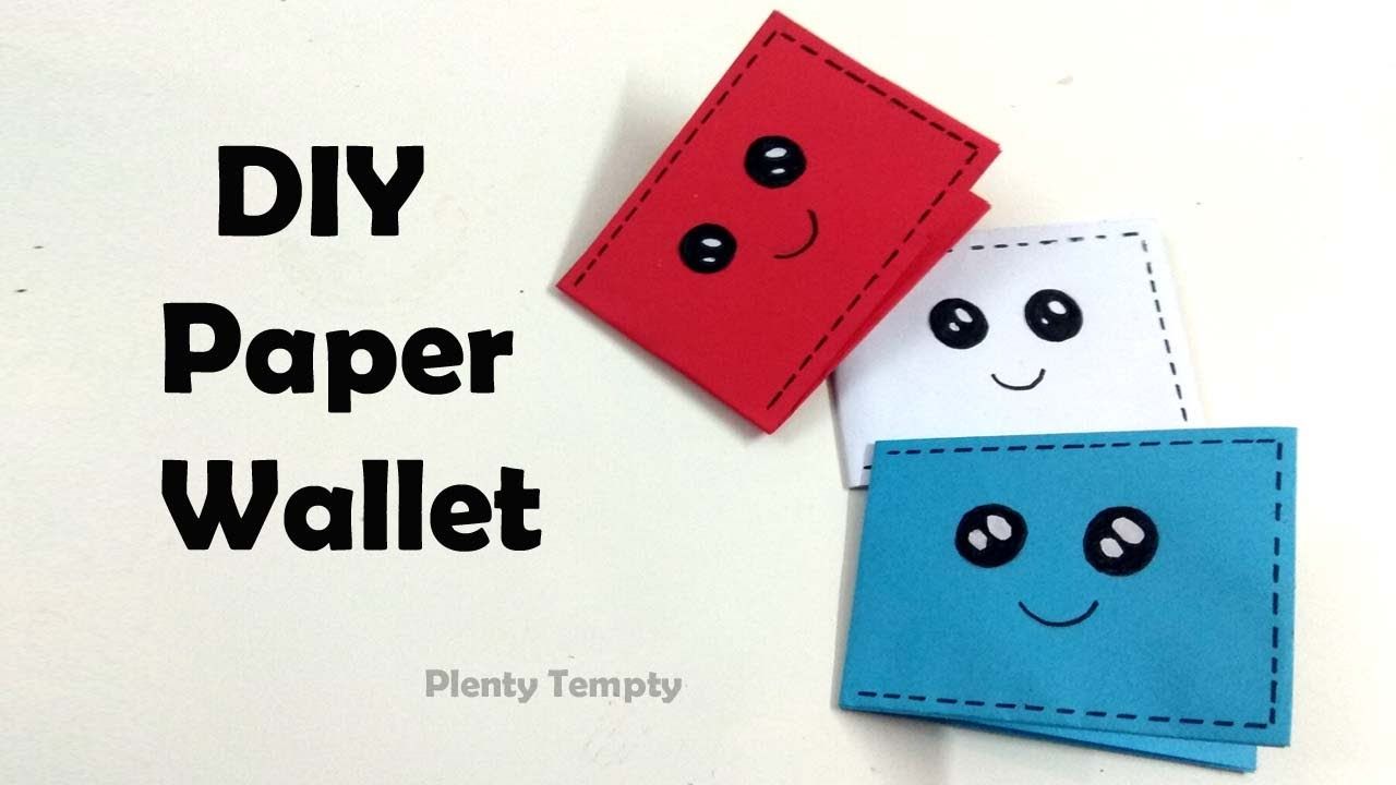 DIY PAPER WALLET. — Gathering Beauty