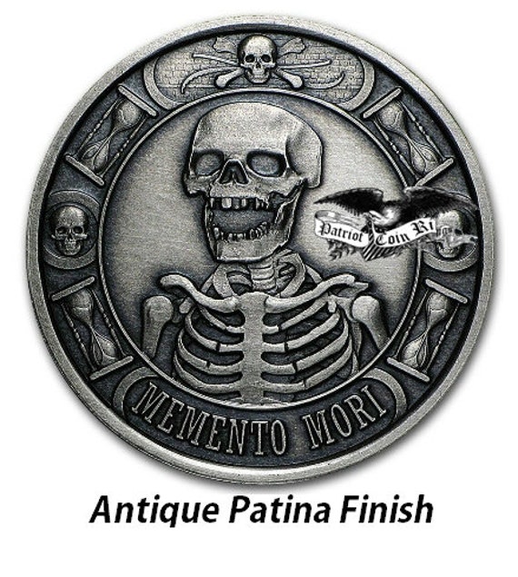 Memento Mori 1oz silver coin – Mutiny Metals