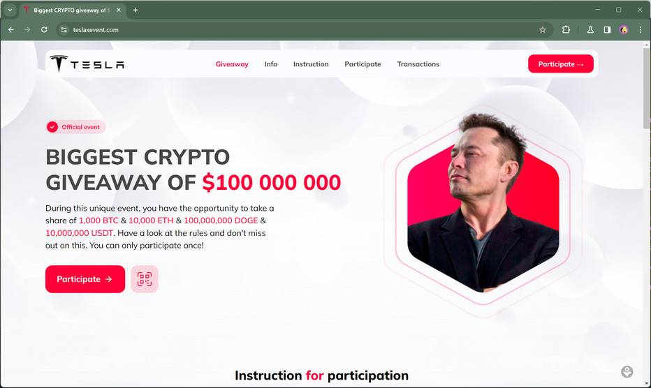 TikTok flooded by 'Elon Musk' cryptocurrency giveaway scams