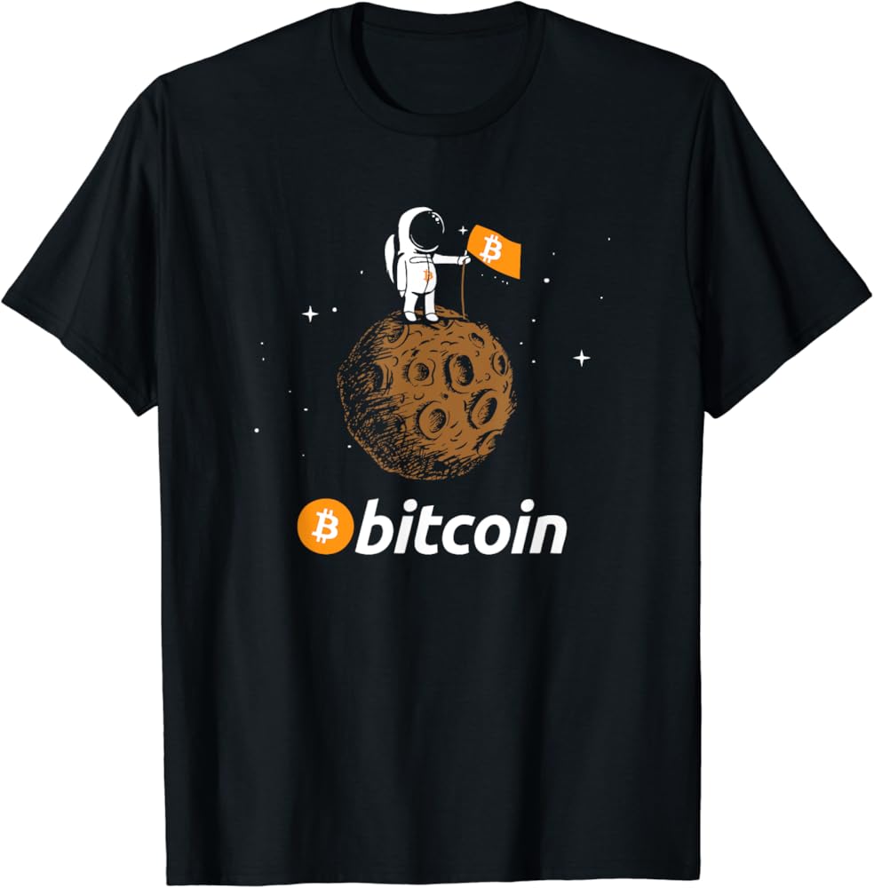 Astronaut Bitcoin To The Moon T-shirt, hoodie, sweater, longsleeve and V-neck T-shirt