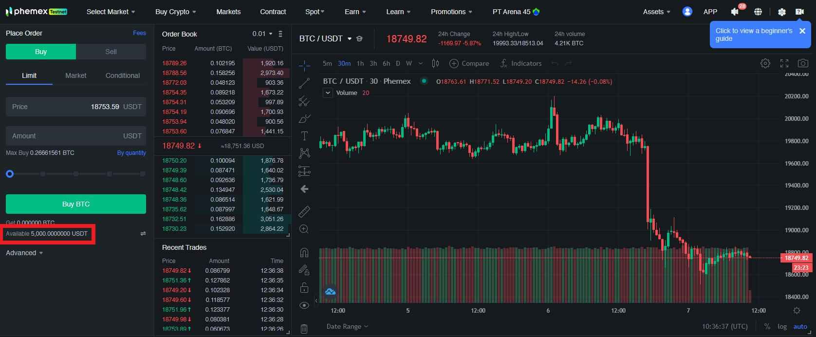 Paper Trading — main functionality — TradingView