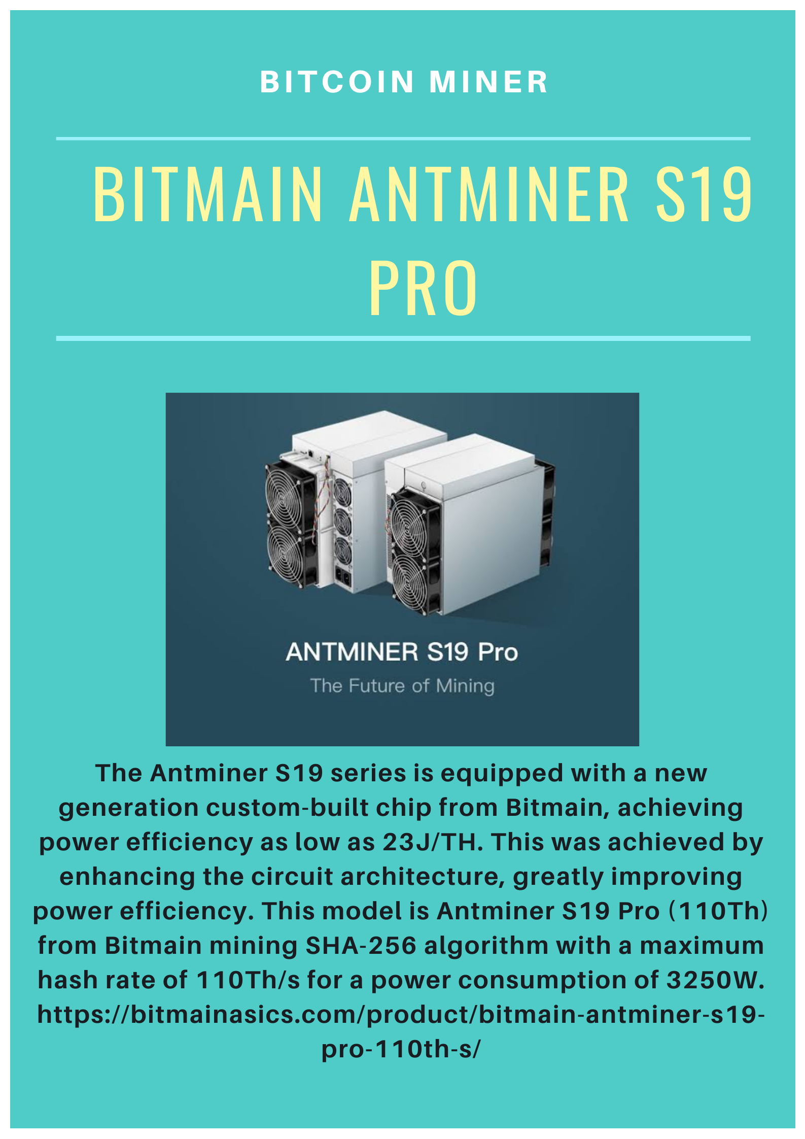BITMAIN Antminer S19 Pro Hyd //T - BITMARS