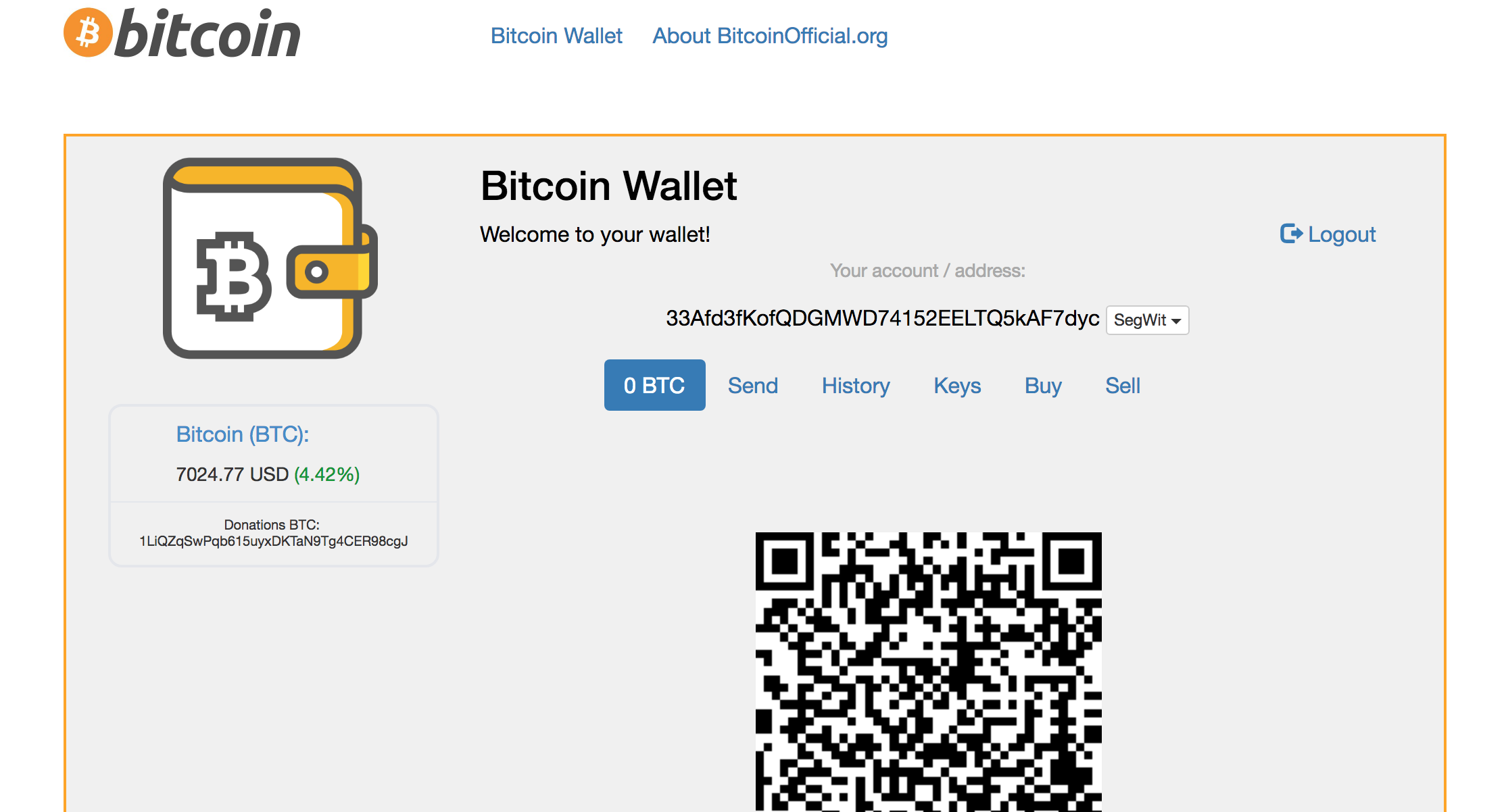 Bitcoin Address | Wallet Lookup - Blockonomics