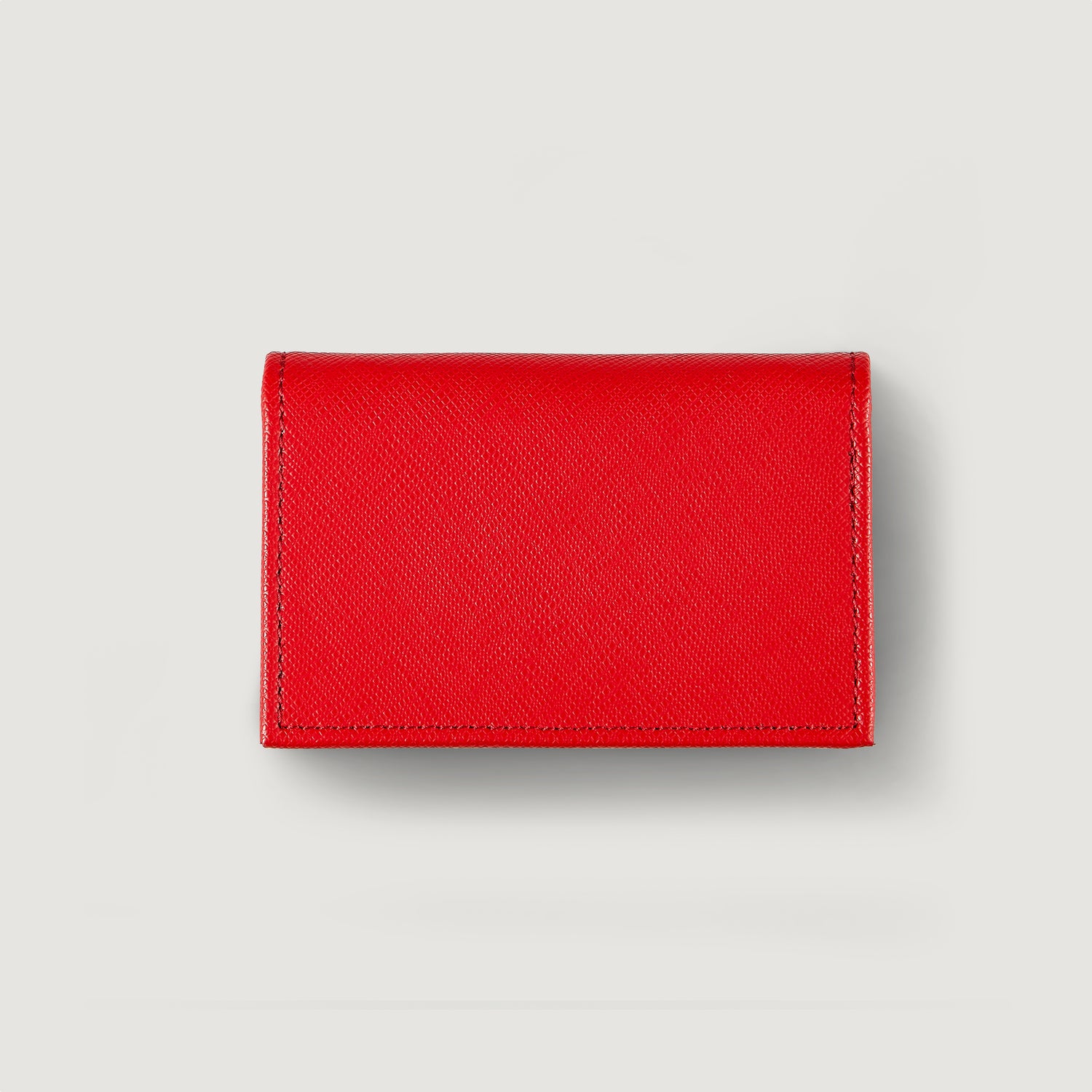 Red gradient leather wallet and card holder | Rouje