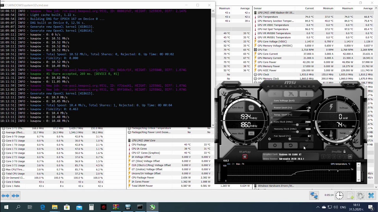 Mining NiceHash KawPow (NH-KawPow) on AMD RX XT - helpbitcoin.fun