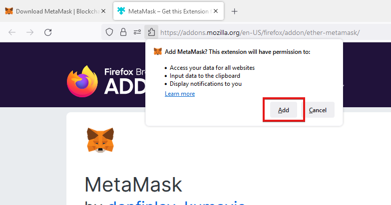 Firefox addon called MetaMask - CCleaner - CCleaner Community Forums