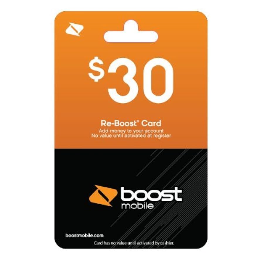 Boost Mobile $ Reboost Prepaid Refill Card Nigeria | Ubuy