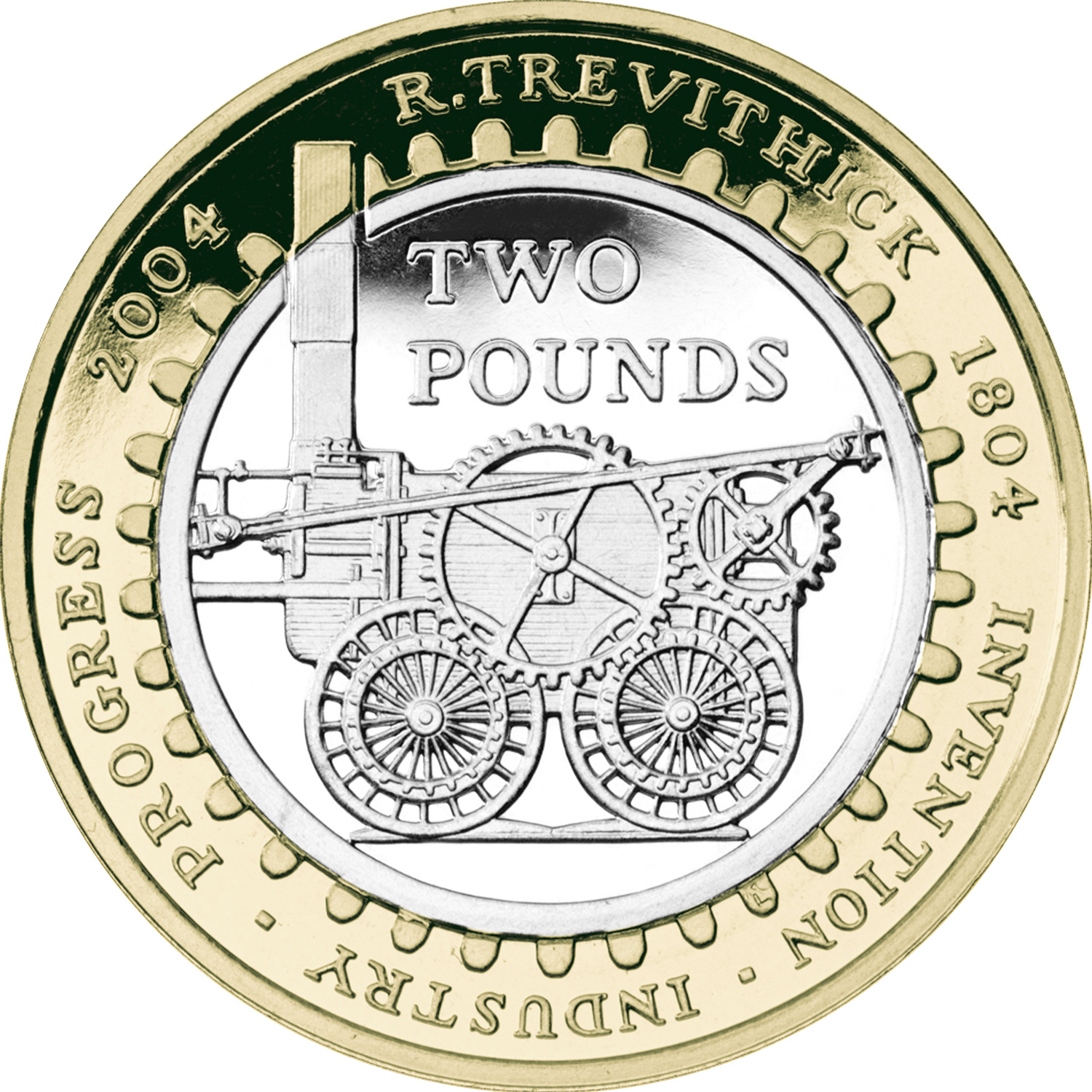 Two Pound Coin - Steam Locomotive - Coin Parade
