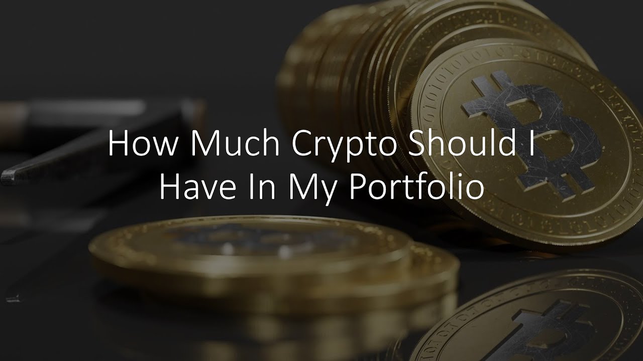 How Much Crypto Should Be in a Personal Portfolio?