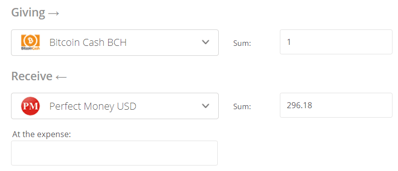Bitcoin Cash to Perfect Money Exchange, Convert BCH to Perfect Money - Exchanger24