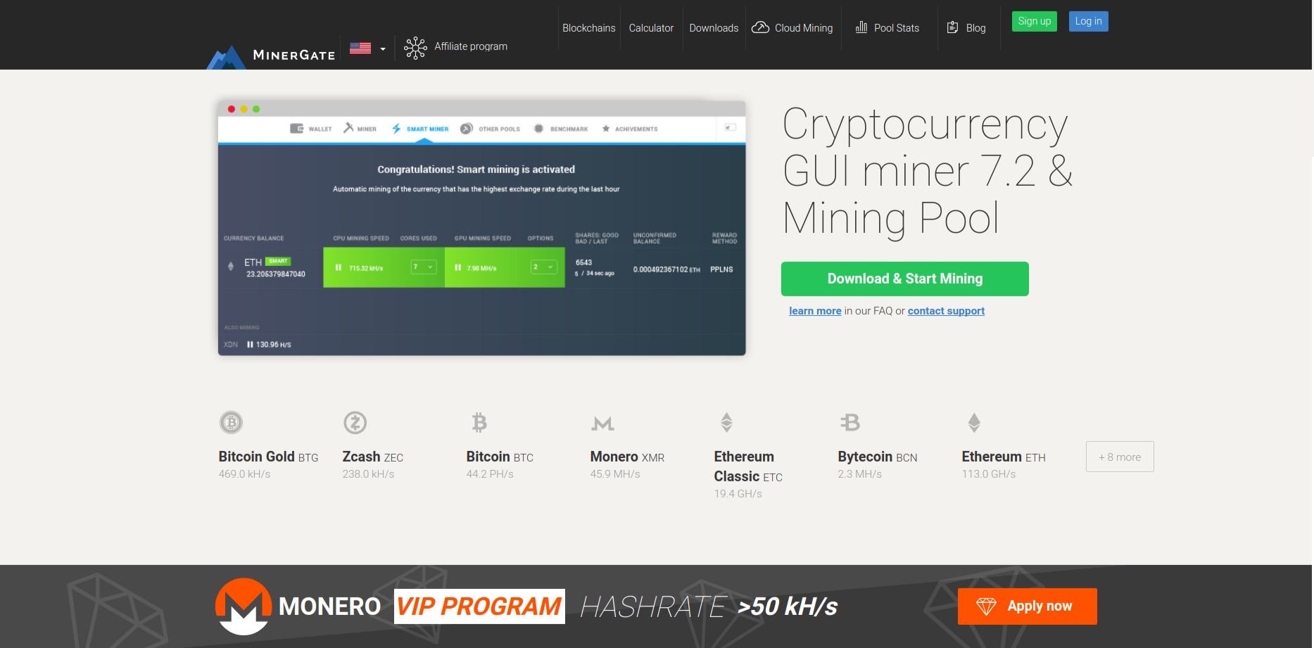 Guide to MinerGate multicurrency mining pool | helpbitcoin.fun