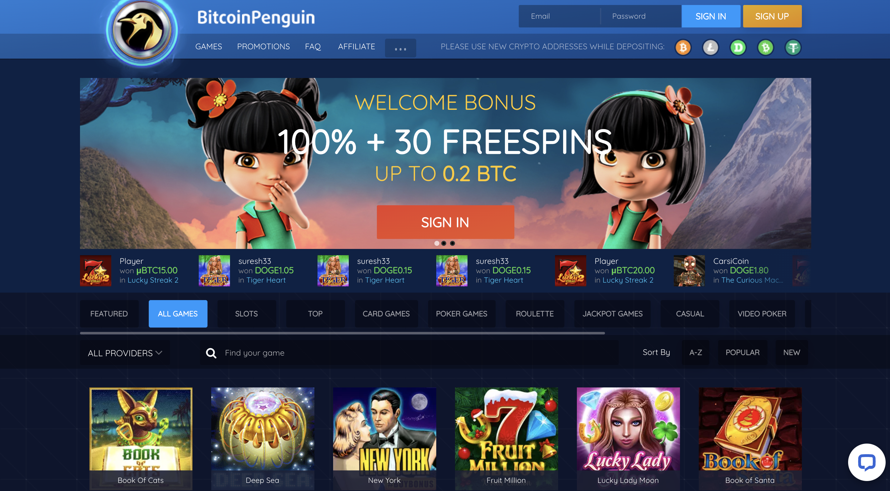 Lucky Legends Online Casino | $50 FREE No Deposit Bonus