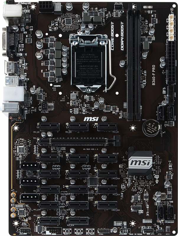 MSI ZA PRO problem mining with 6 GPUs » CentOS Questions