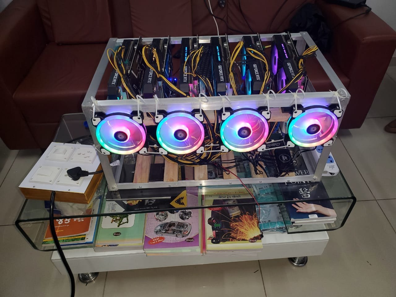 GPU Mining RIG For BTC & ETH Mining |