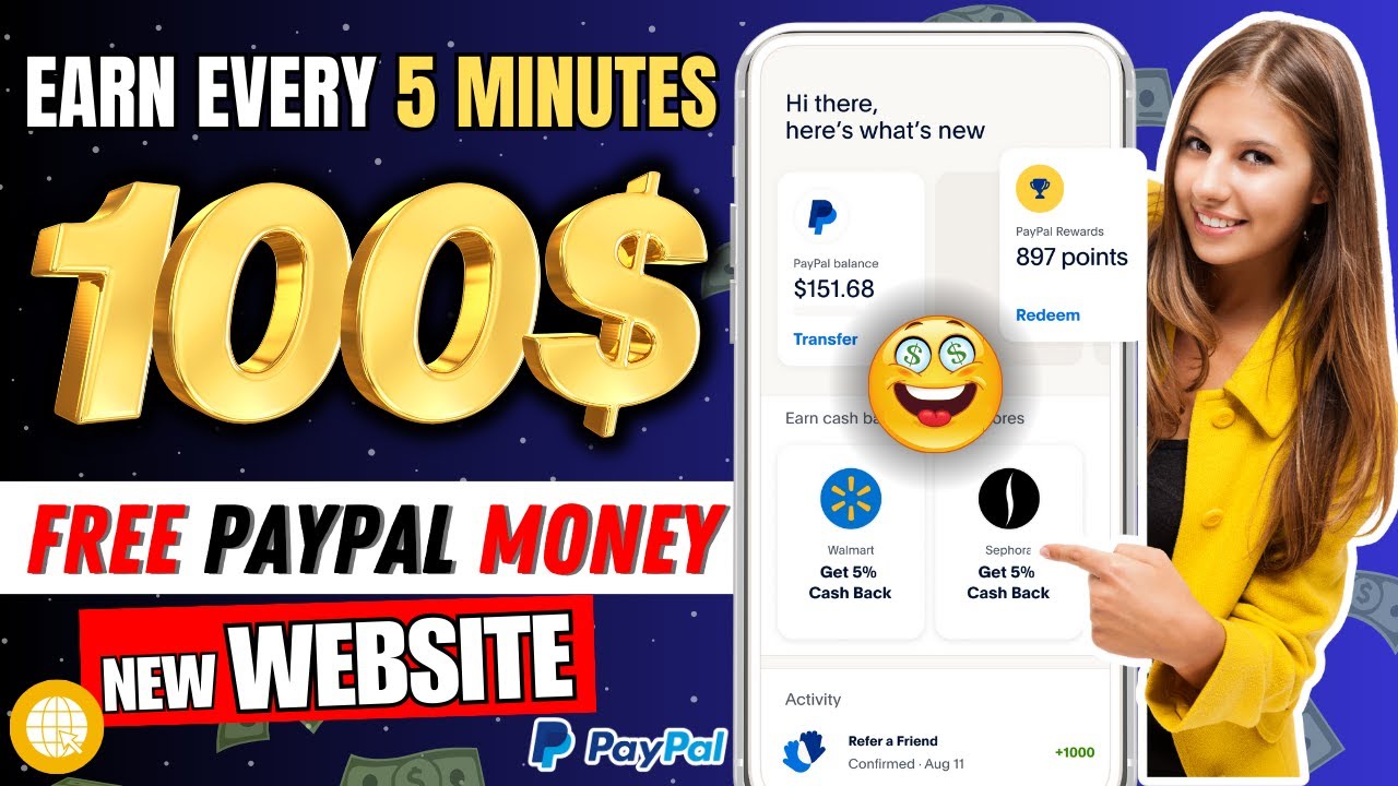 Free Paypal Money Instantly 