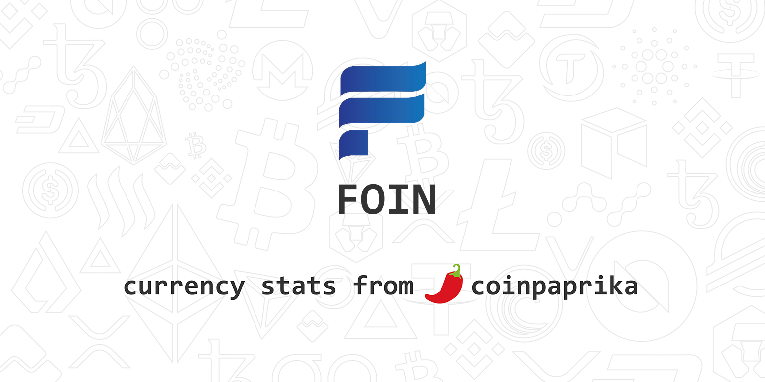 Foin Exchanges - Buy, Sell & Trade FOIN | CoinCodex