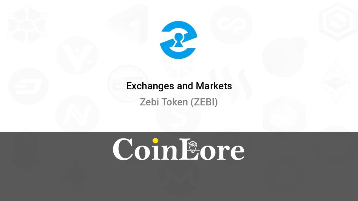 Zebi Price Today - ZEBI Price Chart & Market Cap | CoinCodex